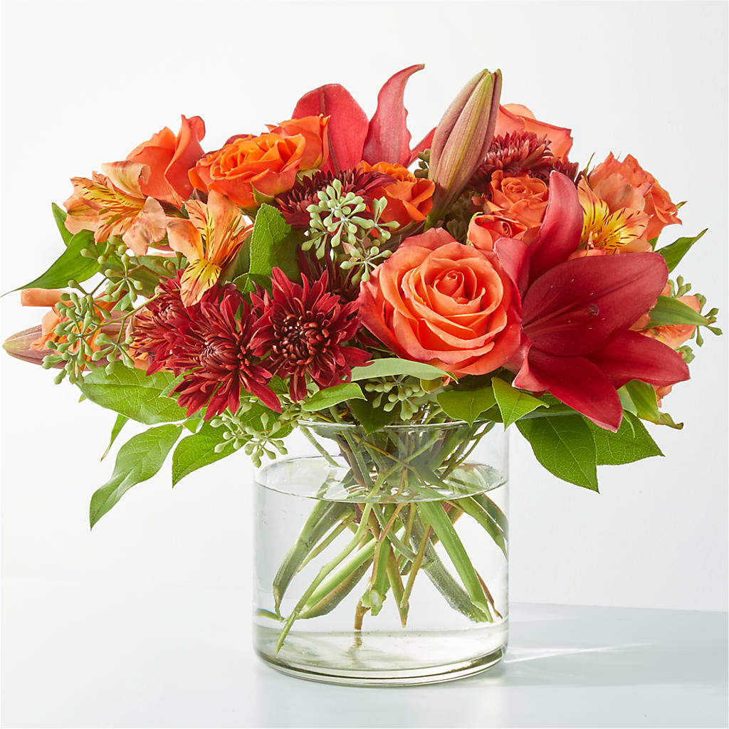 Crimson Leaves Bouquet – Carisma Florists, Mississauga ON