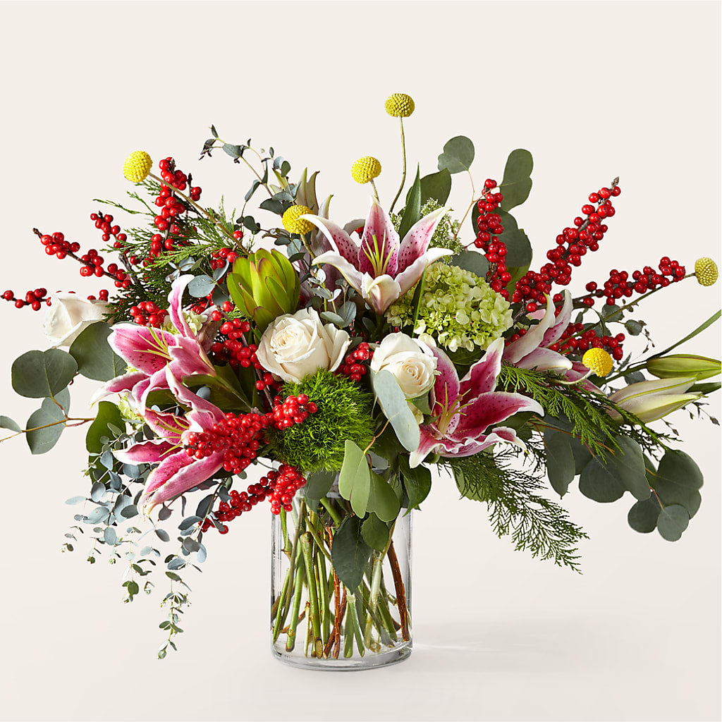Berry & Bright Bouquet – Carisma Florists, Mississauga ON