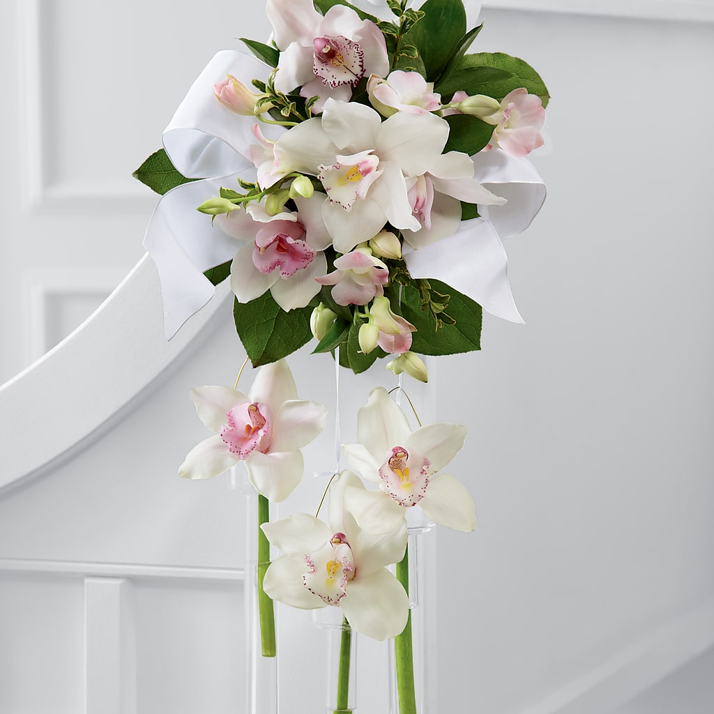 Perfect Entrance Pew Arrangement – Carisma Florists, Mississauga ON
