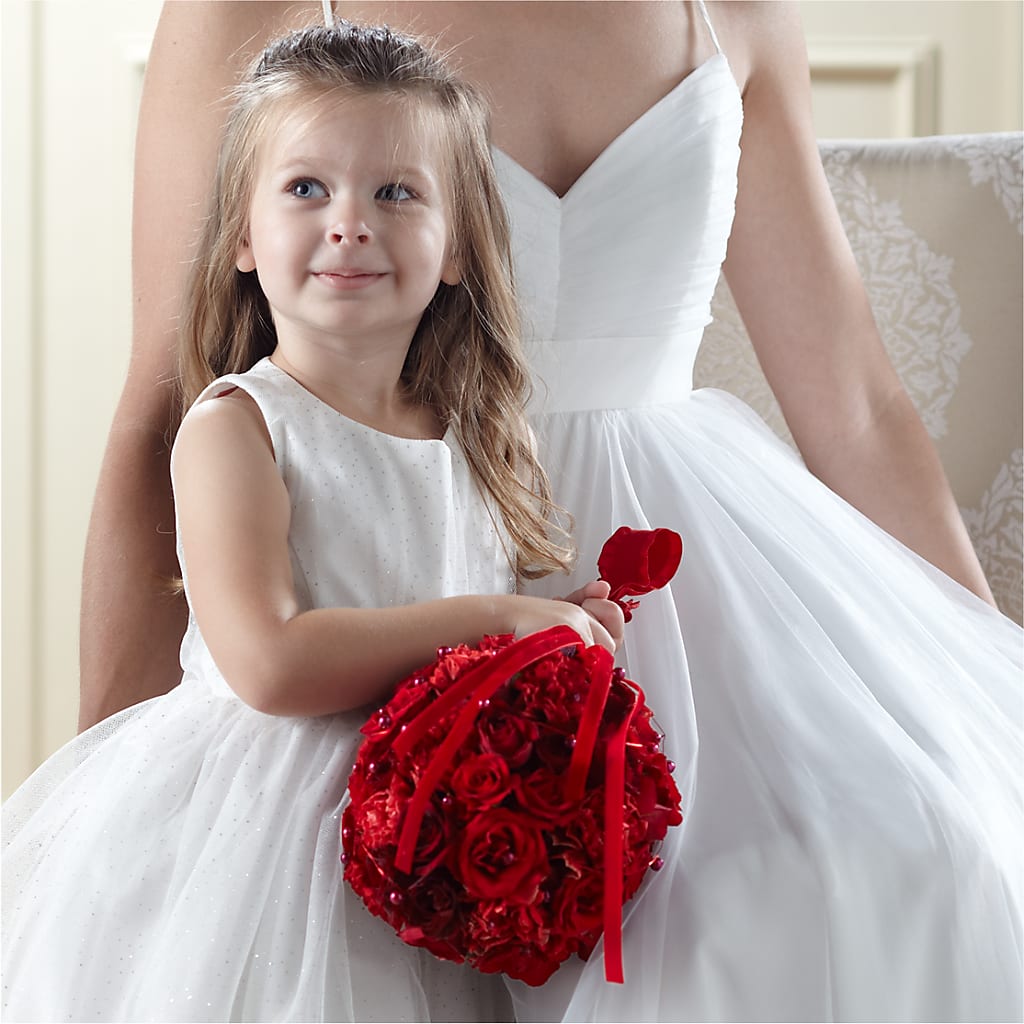 Pure at Heart Flower Girl Arrangement – Carisma Florists, Mississauga ON