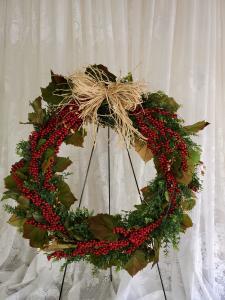 Red Berry Wreath –  Carisma Florists, Mississauga ON