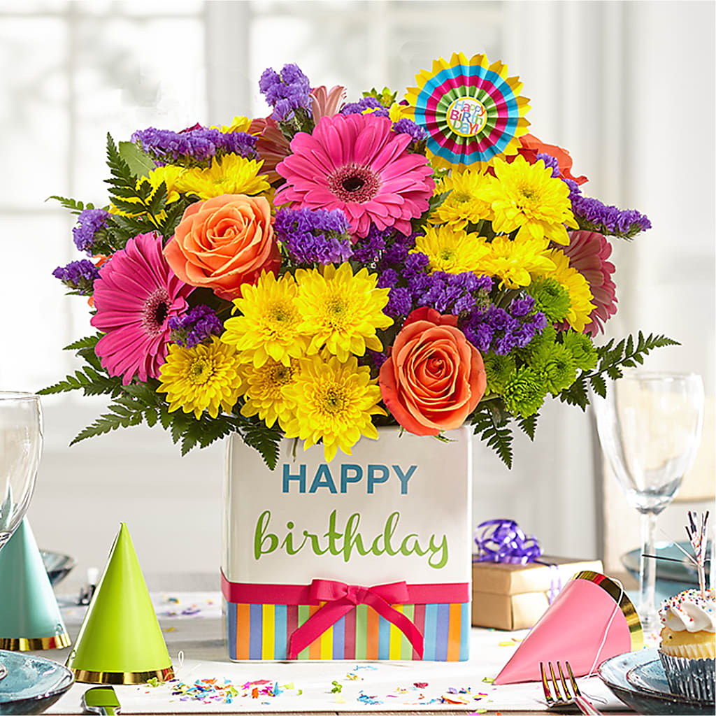 Birthday Brights Bouquet –  Carisma Florists, Mississauga ON