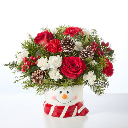 Jolly Snowman Bouquet –  Carisma Florists, Mississauga ON