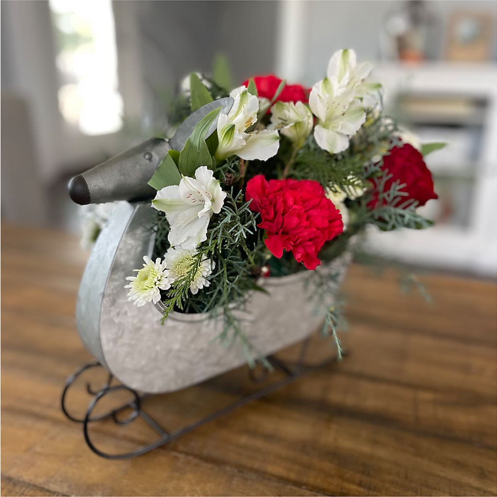 Gone Sledding Bouquet –  Carisma Florists, Mississauga ON