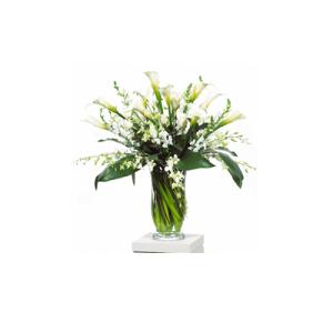 Vase victorien blanc et crème CARISMA FLORISTS®