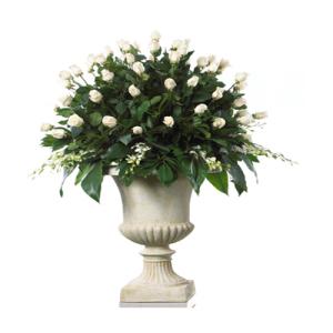 White Regency Container –  Carisma Florists, Mississauga ON