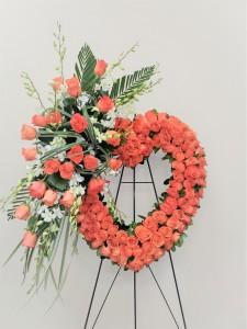 ORANGE OPEN HEART –  Carisma Florists, Mississauga ON