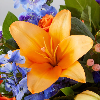 Radiant Citrus Box Bouquet –  Carisma Florists, Mississauga ON