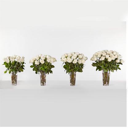 Long Stem White Rose Bouquet –  Carisma Florists, Mississauga ON