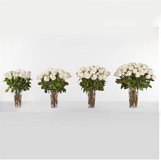 Long Stem White Rose Bouquet –  Carisma Florists, Mississauga ON