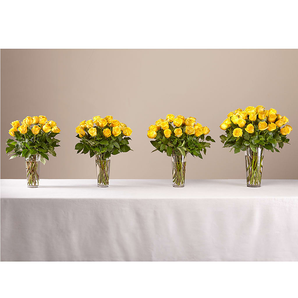 Long Stem Yellow Rose Bouquet –  Carisma Florists, Mississauga ON