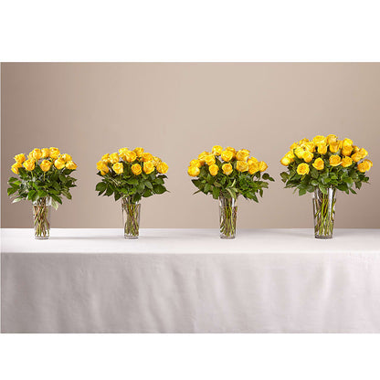 Long Stem Yellow Rose Bouquet –  Carisma Florists, Mississauga ON