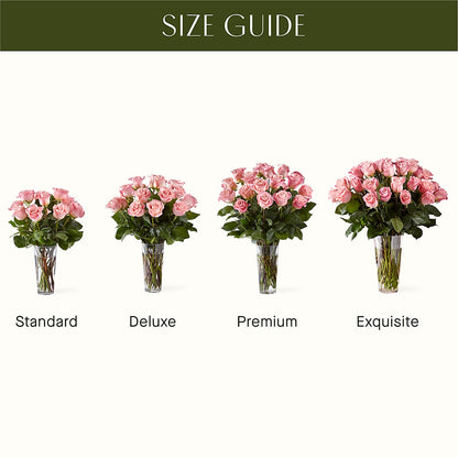 Long Stem Pink Rose Bouquet –  Carisma Florists, Mississauga ON
