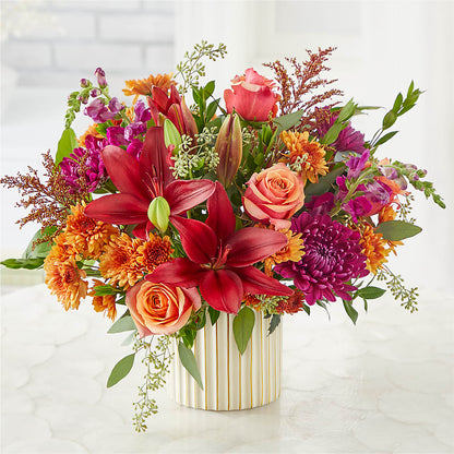 Burgundy Landscape Bouquet –  Carisma Florists, Mississauga ON