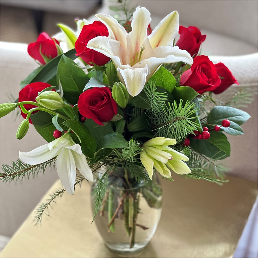 Sparkling Snowflakes Bouquet –  Carisma Florists, Mississauga ON