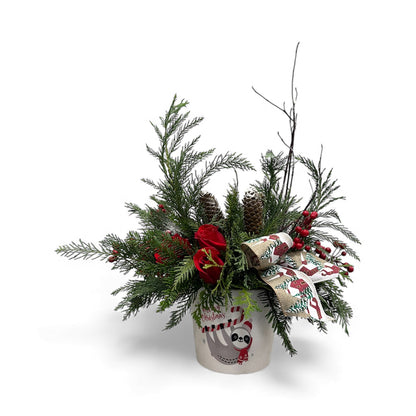 MERRY CHRISTMAS SLOTH –  Carisma Florists, Mississauga ON