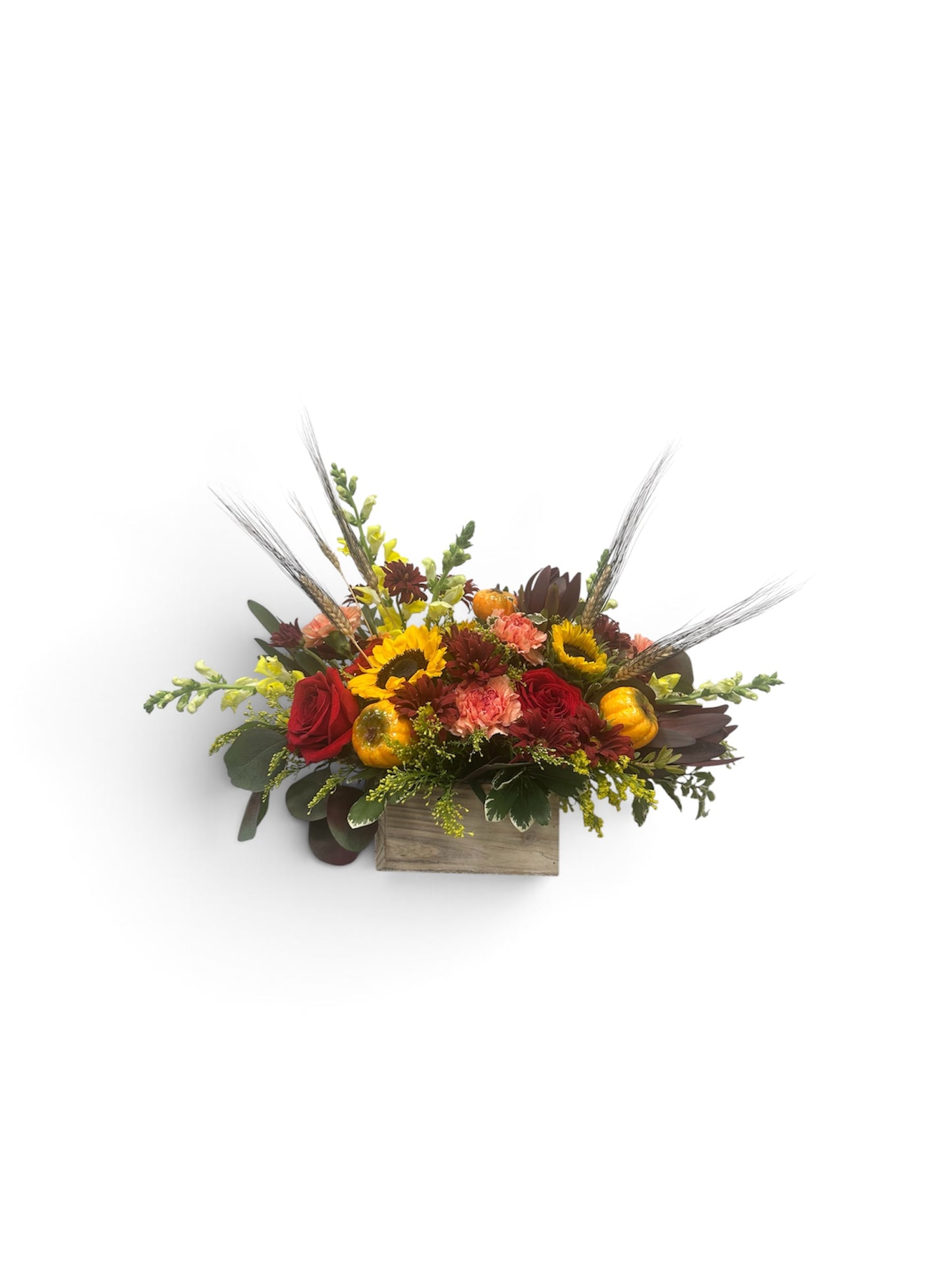 pumpkin spiced Centrepiece –  Carisma Florists, Mississauga ON