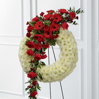 Graceful Tribute Wreath –  Carisma Florists, Mississauga ON