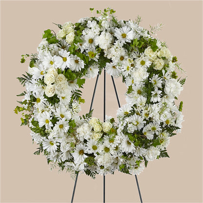 Faithful Wishes Wreath –  Carisma Florists, Mississauga ON