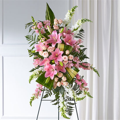 Elegant Embrace Standing Spray –  Carisma Florists, Mississauga ON