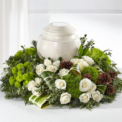 Precious Evergreen Cremation Adornment –  Carisma Florists, Mississauga ON