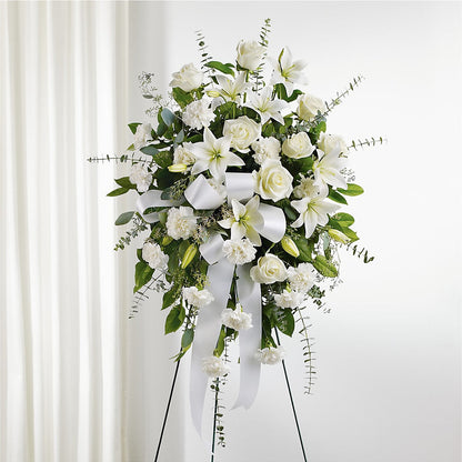 With Care Standing Spray –  Carisma Florists, Mississauga ON
