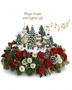 Chanteurs de Noël de Thomas Kinkade par Teleflora