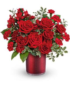 Teleflora's Radiant Crimson Bouquet