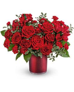 Teleflora's Radiant Crimson Bouquet