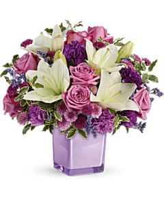 Bouquet violet agréable de Teleflora