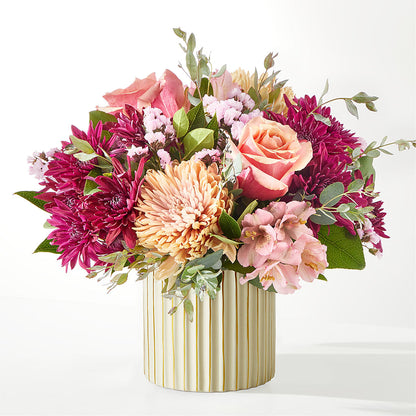 Berry Cobbler Bouquet with Ivory Vase –  Carisma Florists, Mississauga ON
