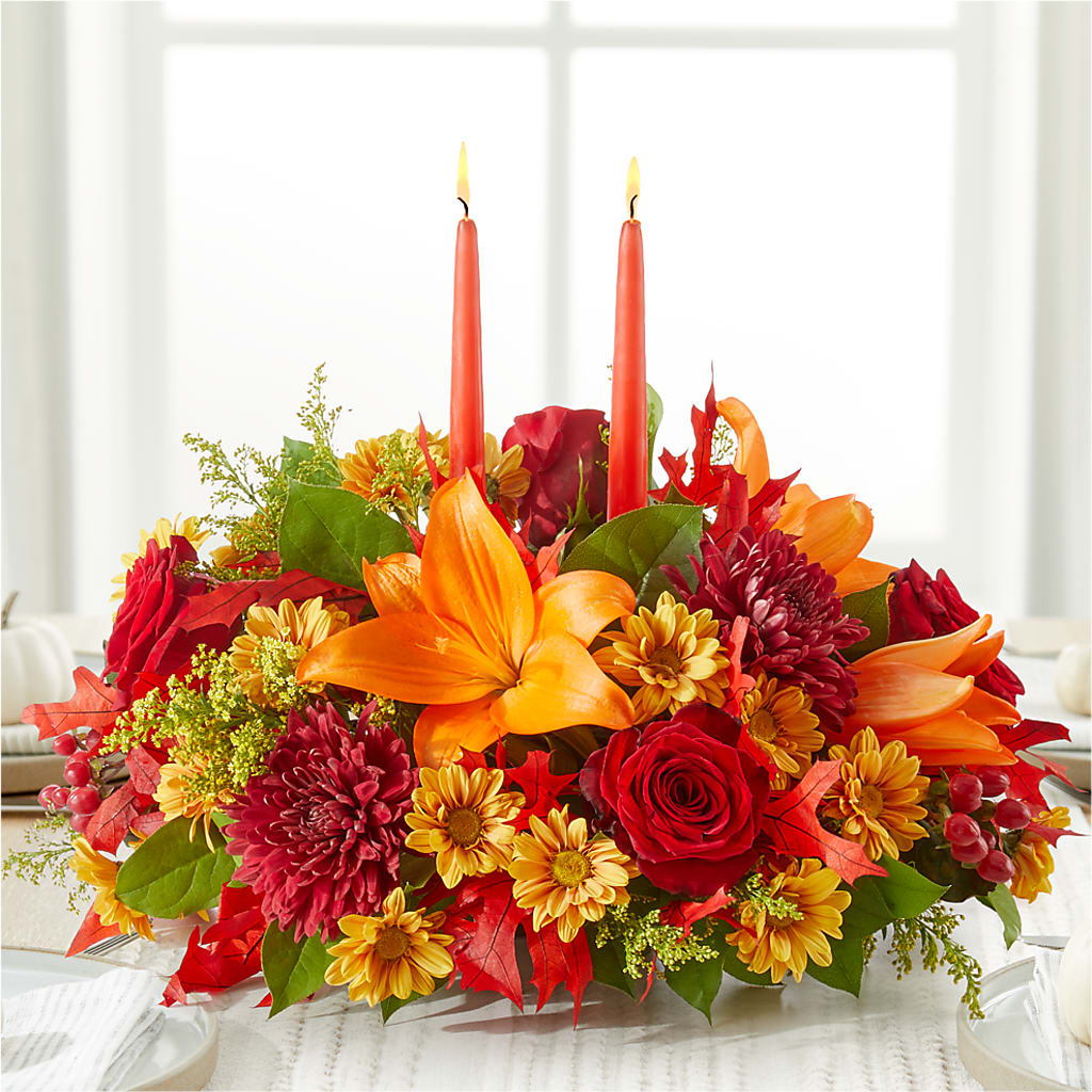 Autumn's Embrace Centerpiece –  Carisma Florists, Mississauga ON