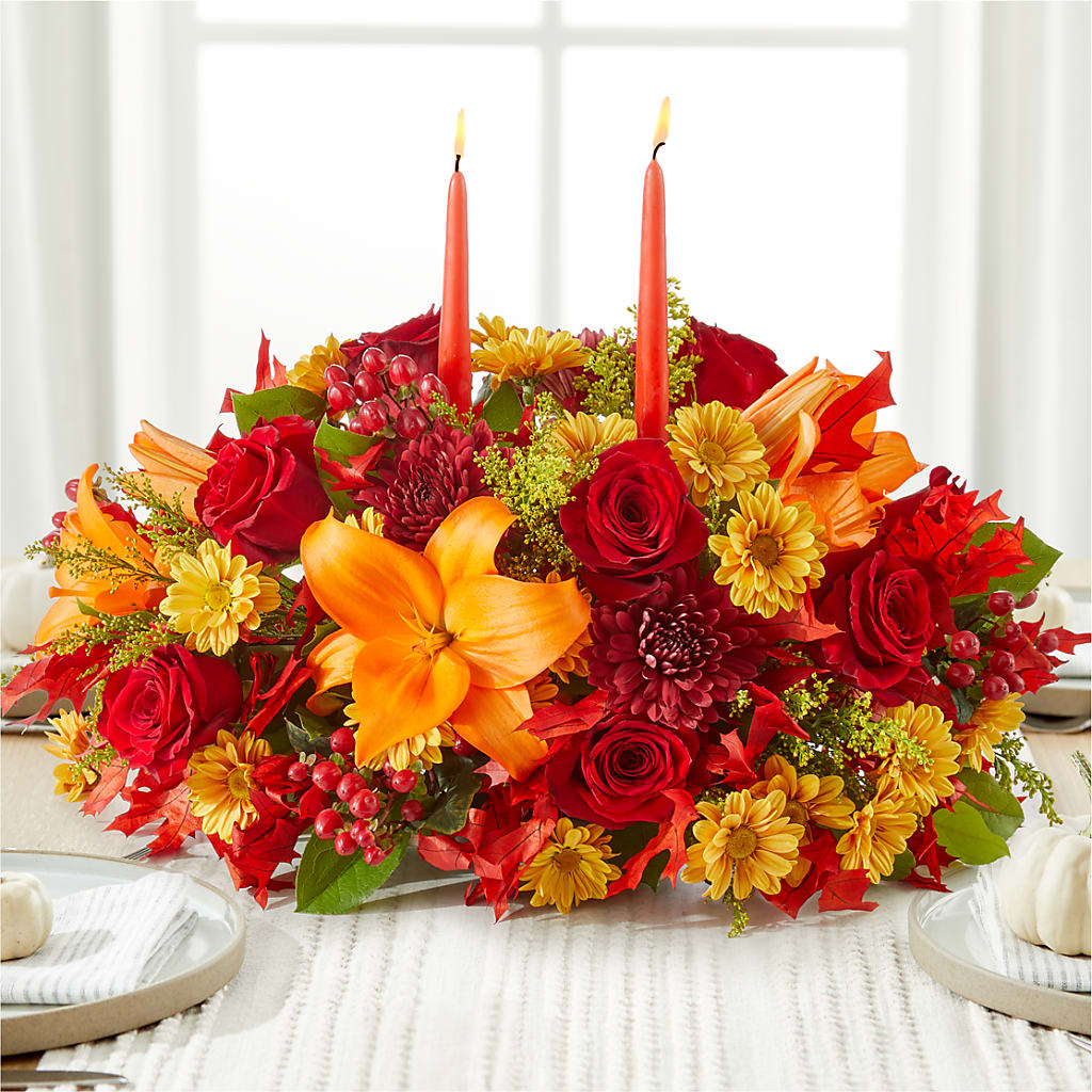 Autumn's Embrace Centerpiece –  Carisma Florists, Mississauga ON