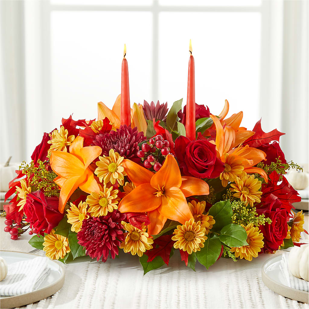 Autumn's Embrace Centerpiece –  Carisma Florists, Mississauga ON
