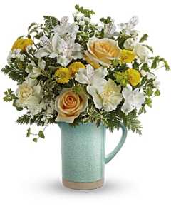 Teleflora's Adored Aqua Bouquet DX