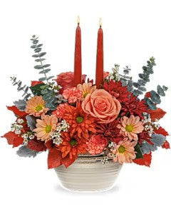 Teleflora's Artisanal Harvest Centerpiece